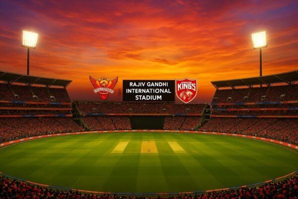 rajiv gandhi international stadium pitch report 2025